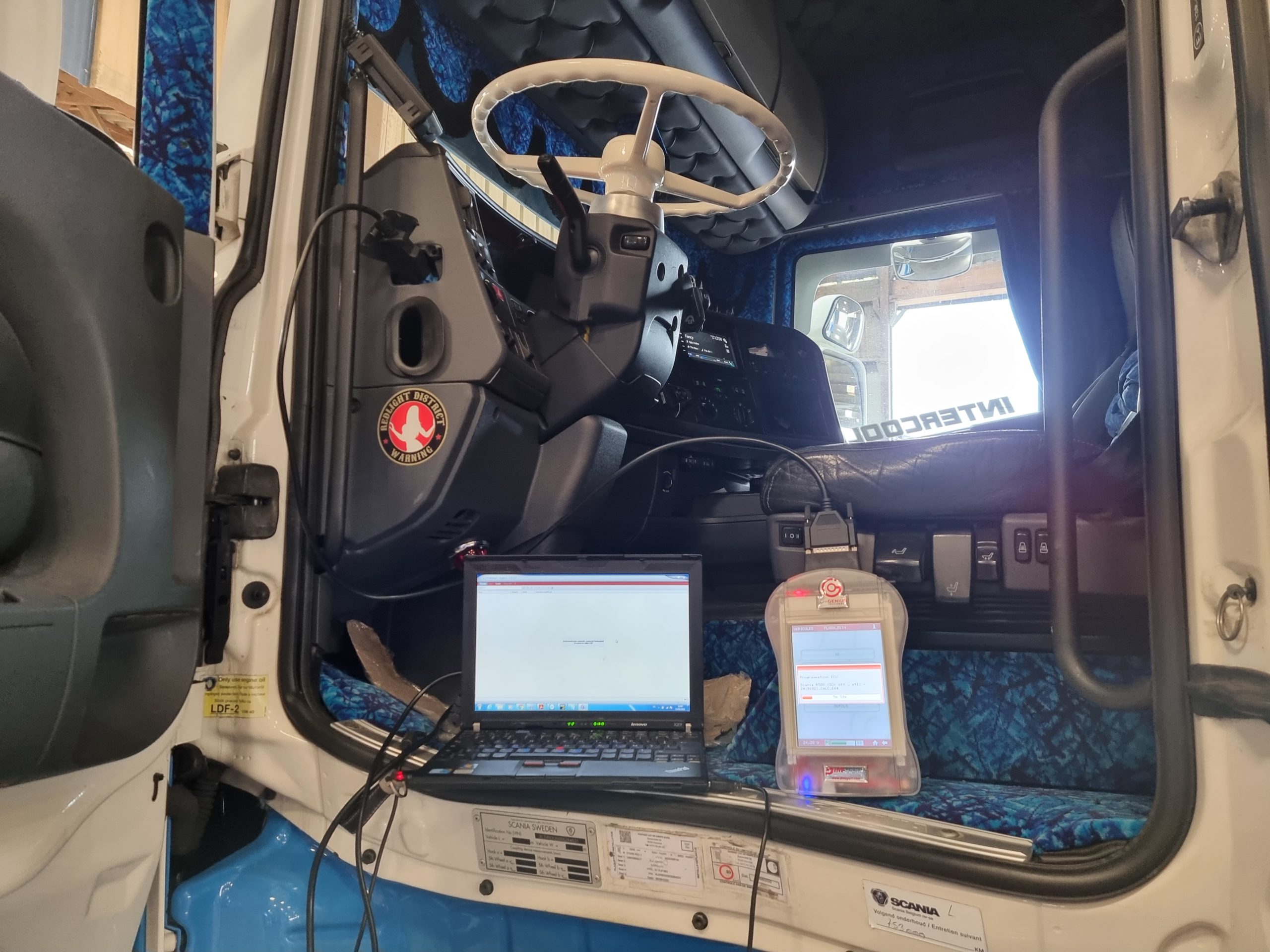 Reading scania EMS S6 Adblue Off