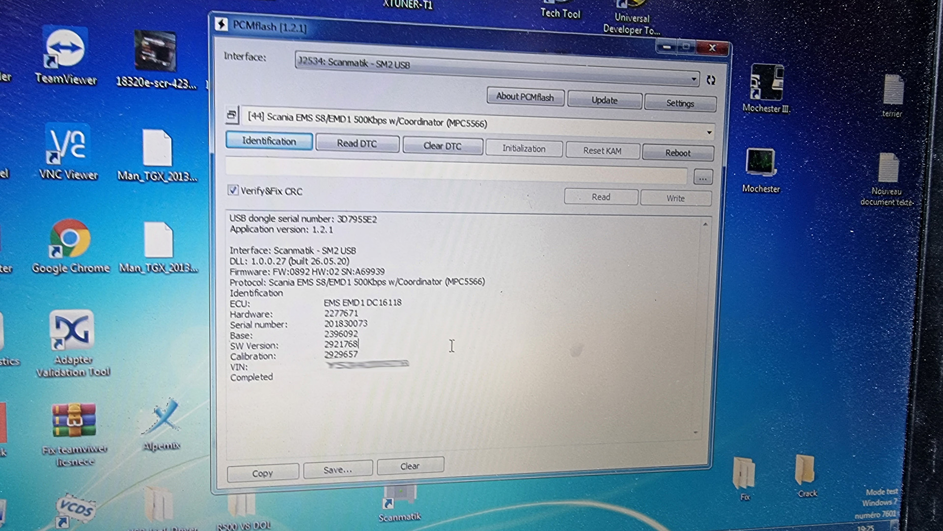 Flash Scania S650 R650