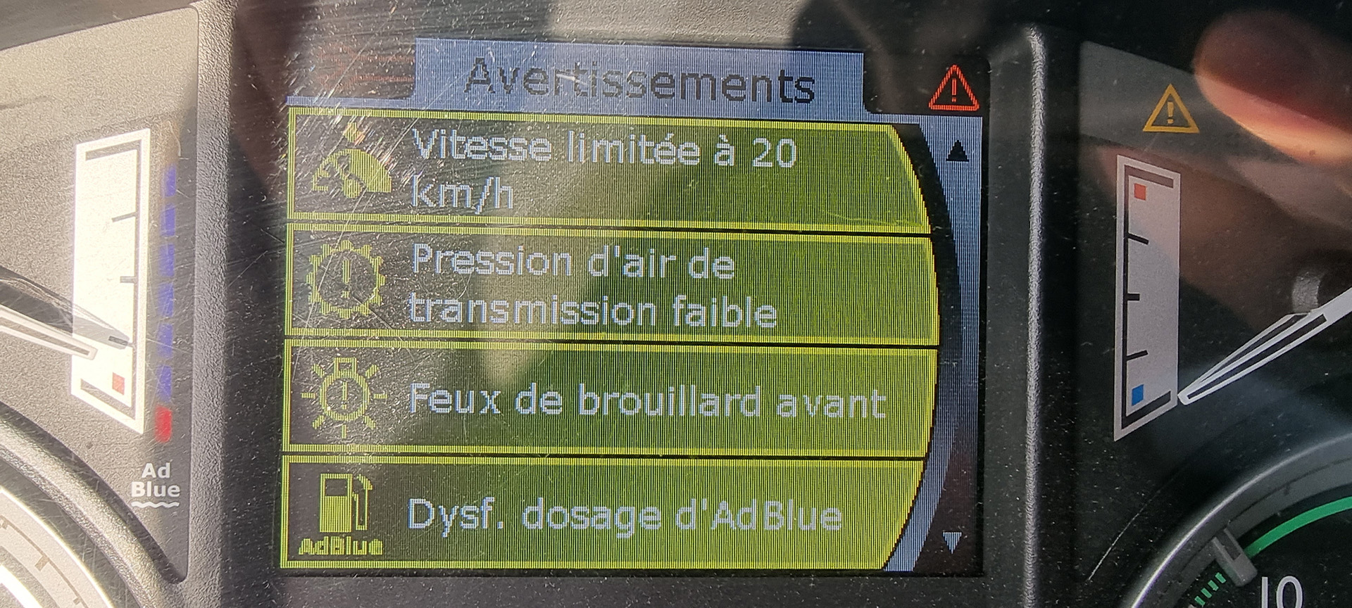 Solving an adblue failure on Daf XF 510 Euro 6