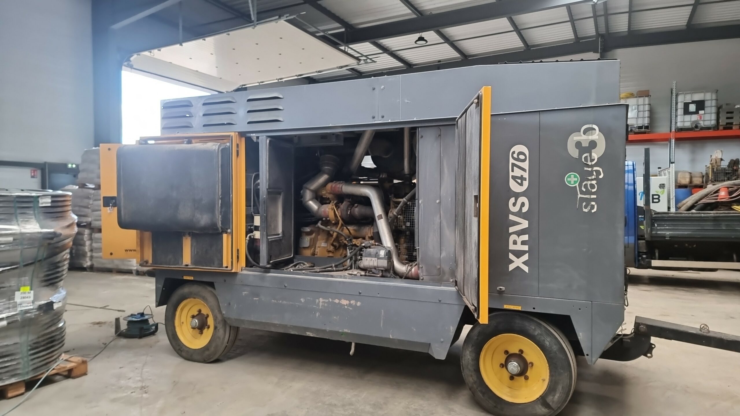 Problème régénération Atlas Copco XRVS476 moteur CAT C13 Problème régénération Atlas Copco XRVS476 moteur CAT C13