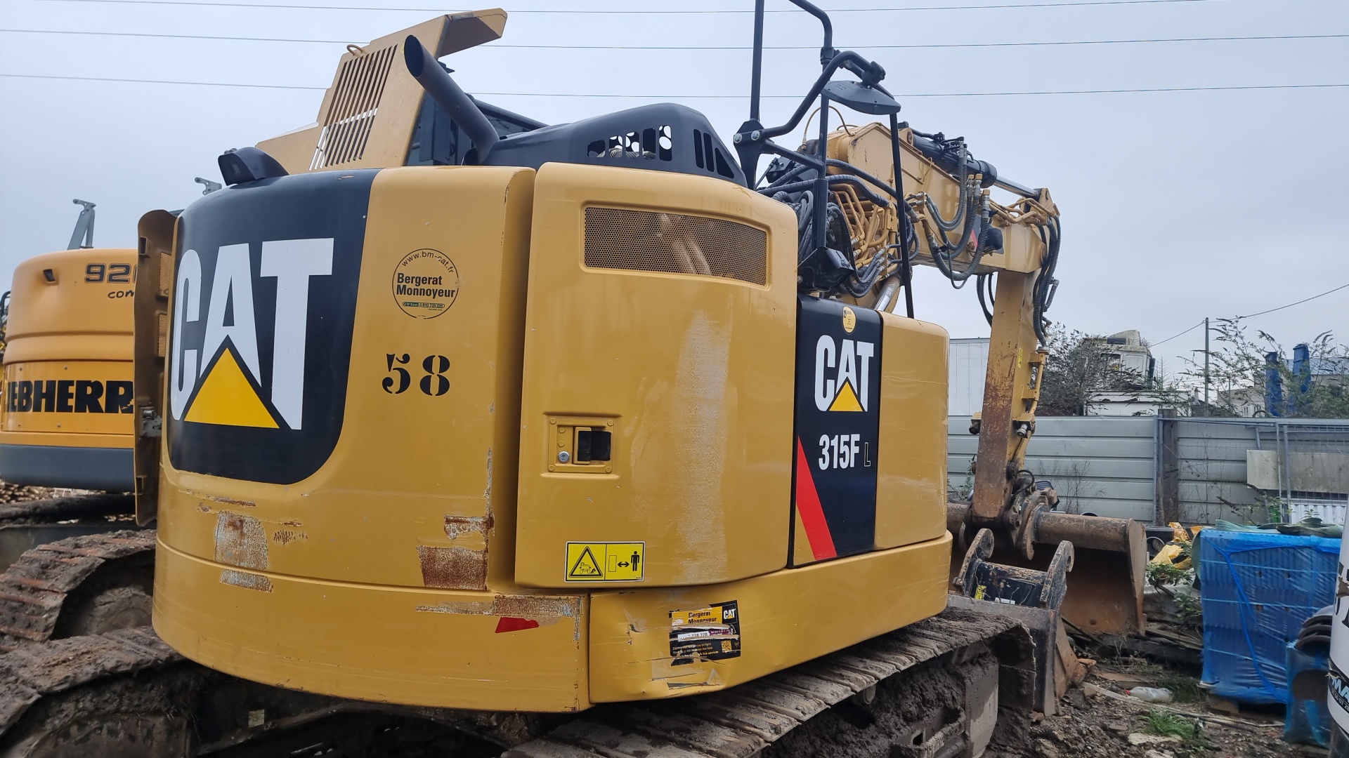 Problèmes d'adblue sur pelle CAT 315F : Suppression