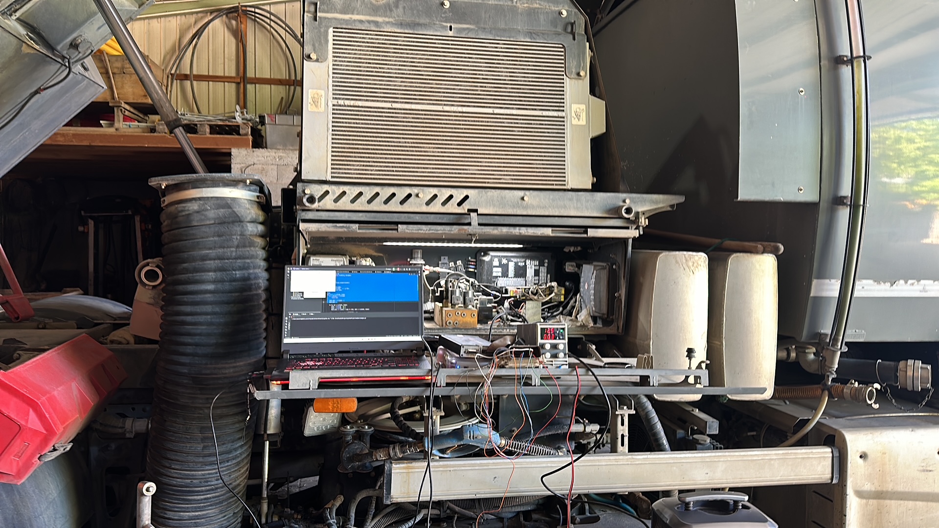 Reprogrammation de balayeuse pour correction syteme adblue