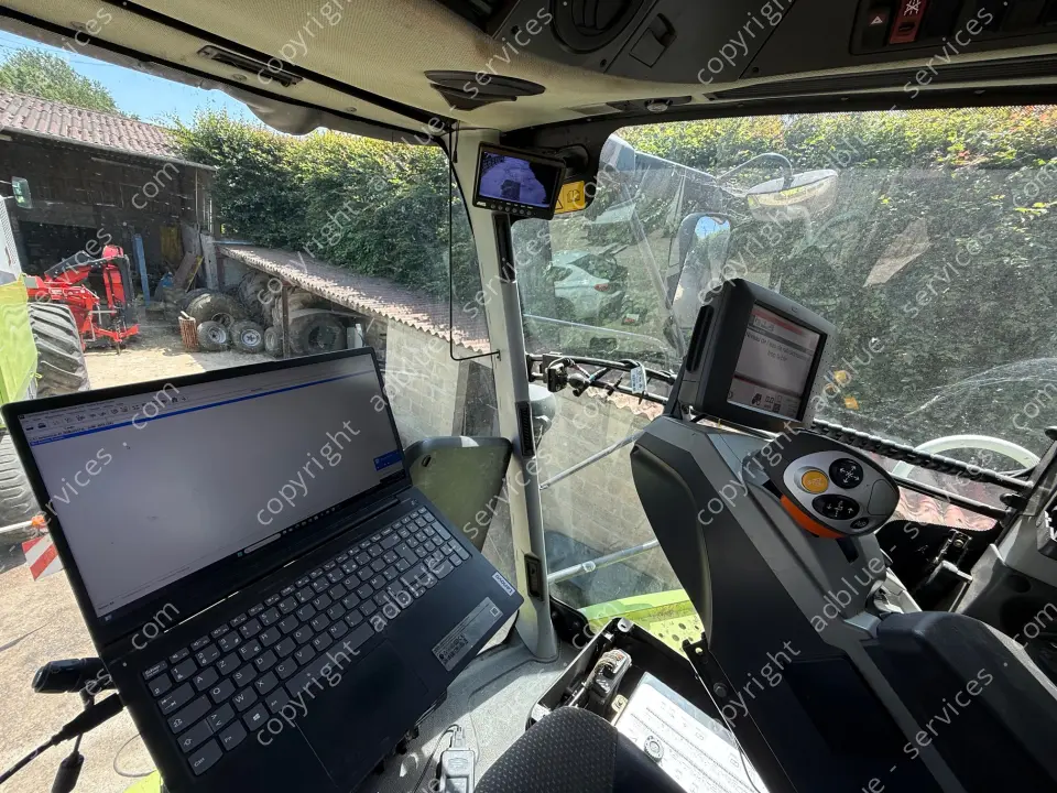 Problème tête ARD sur Claas - Lexion 760 Moteur Cat C13
