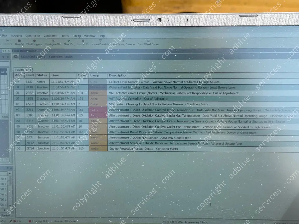 Défaut Adblue sur Hydrema MX16