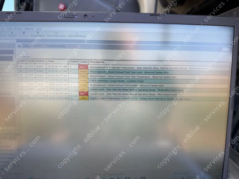 Code défaut Adblue SCR Sany Pelle Excavator
