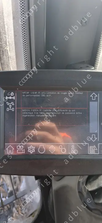 Suppression Adblue Liebherr LH26 avec moteur FPT